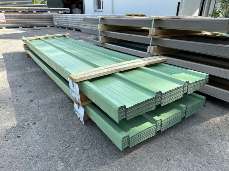 Bac acier RAL 6021 (vert)